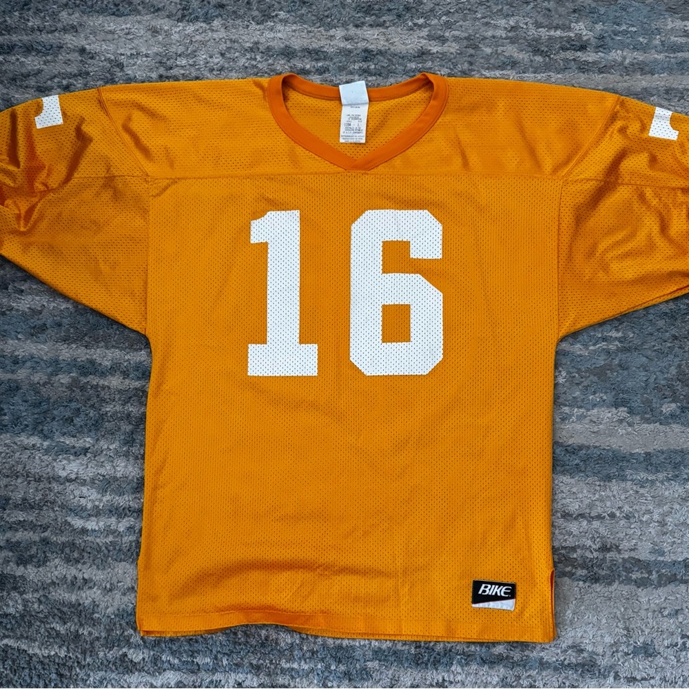 Men's Orange Jersey Shirt